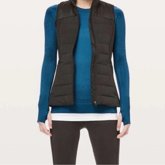 Lululemon Rest Less Pullover Carbon Blue Size 4 - Picture 2 of 10